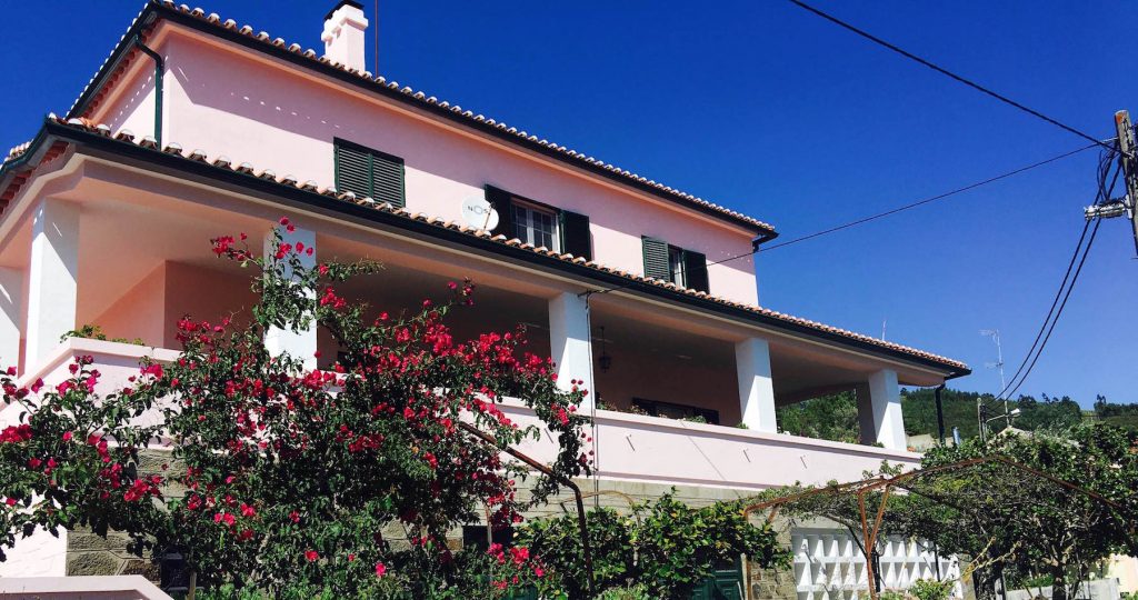facade de la maison au Portugal