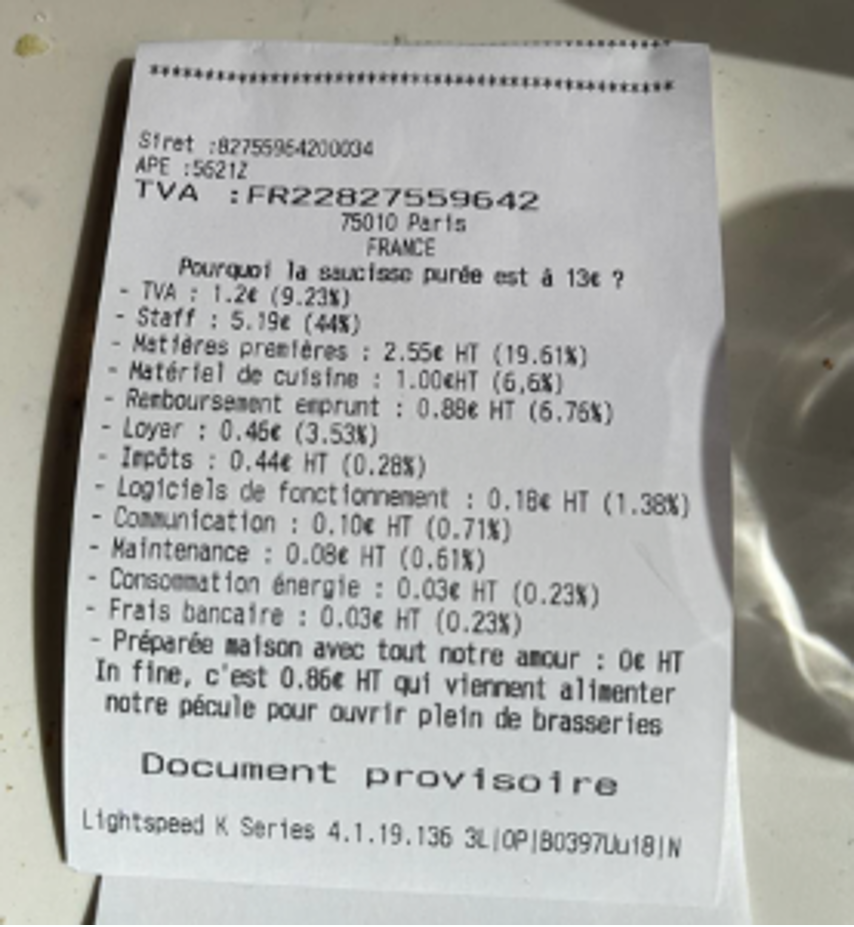 notre détaillée restaurant en France