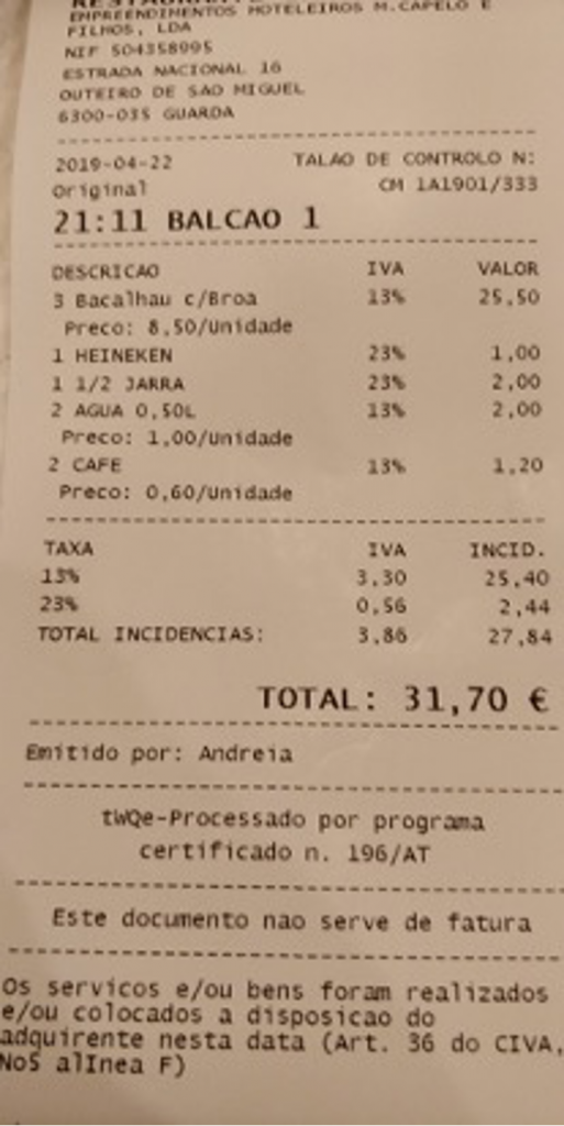 restaurant portugais