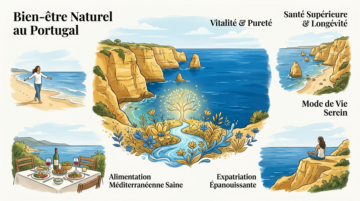 Vivre au grand air dans la nature préservée du Portugal pour une meilleure santé